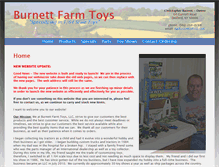 Tablet Screenshot of burnettfarmtoys.com